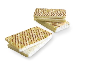 Focaccia med grillstriber