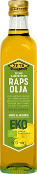 Rapsolja kallpressad, Ekologisk