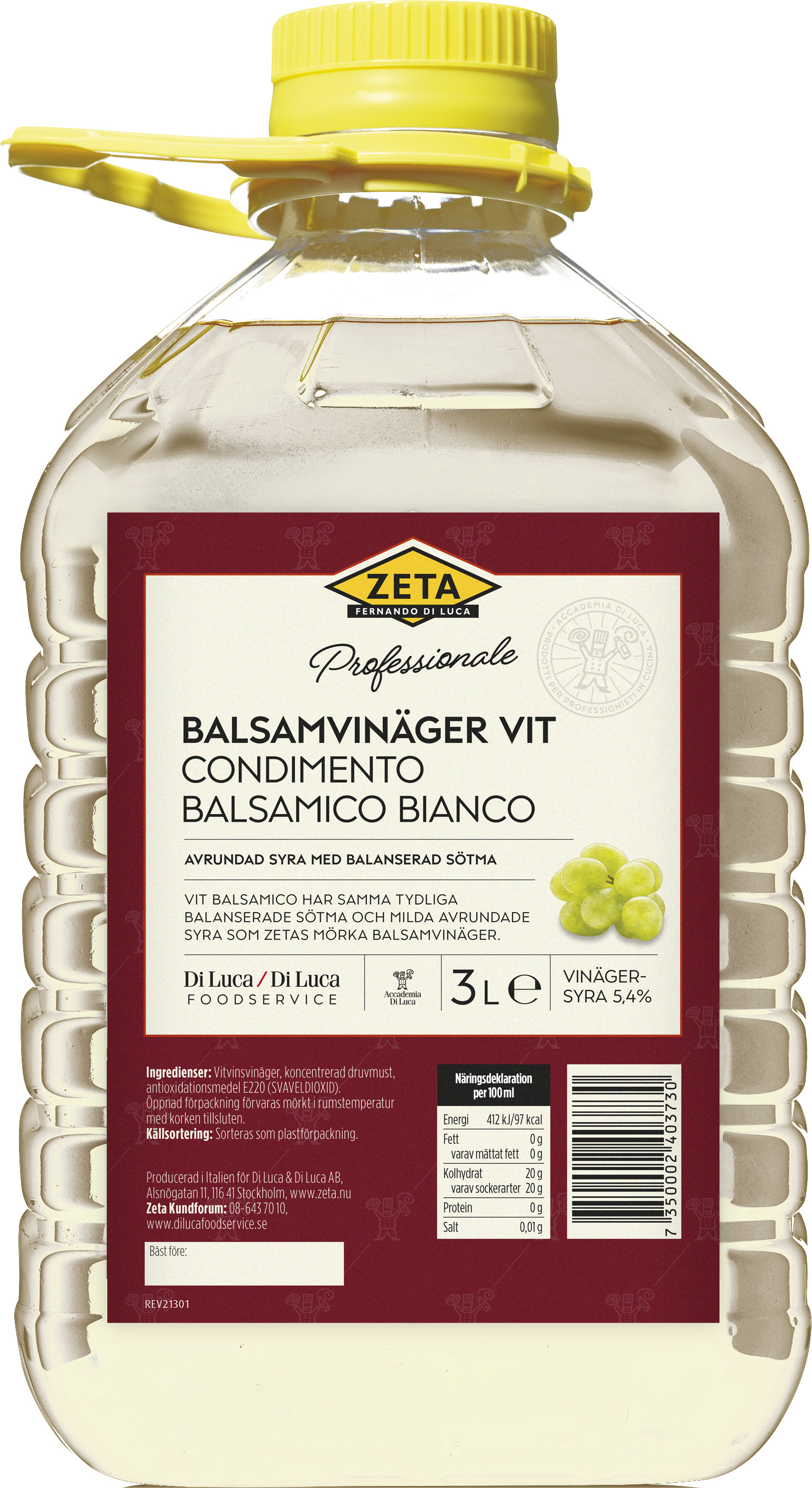 Balsamvinäger Vit