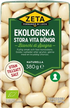 Stora Vita Bönor Ekologiska