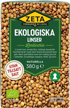 Gröna Linser Ekologiska