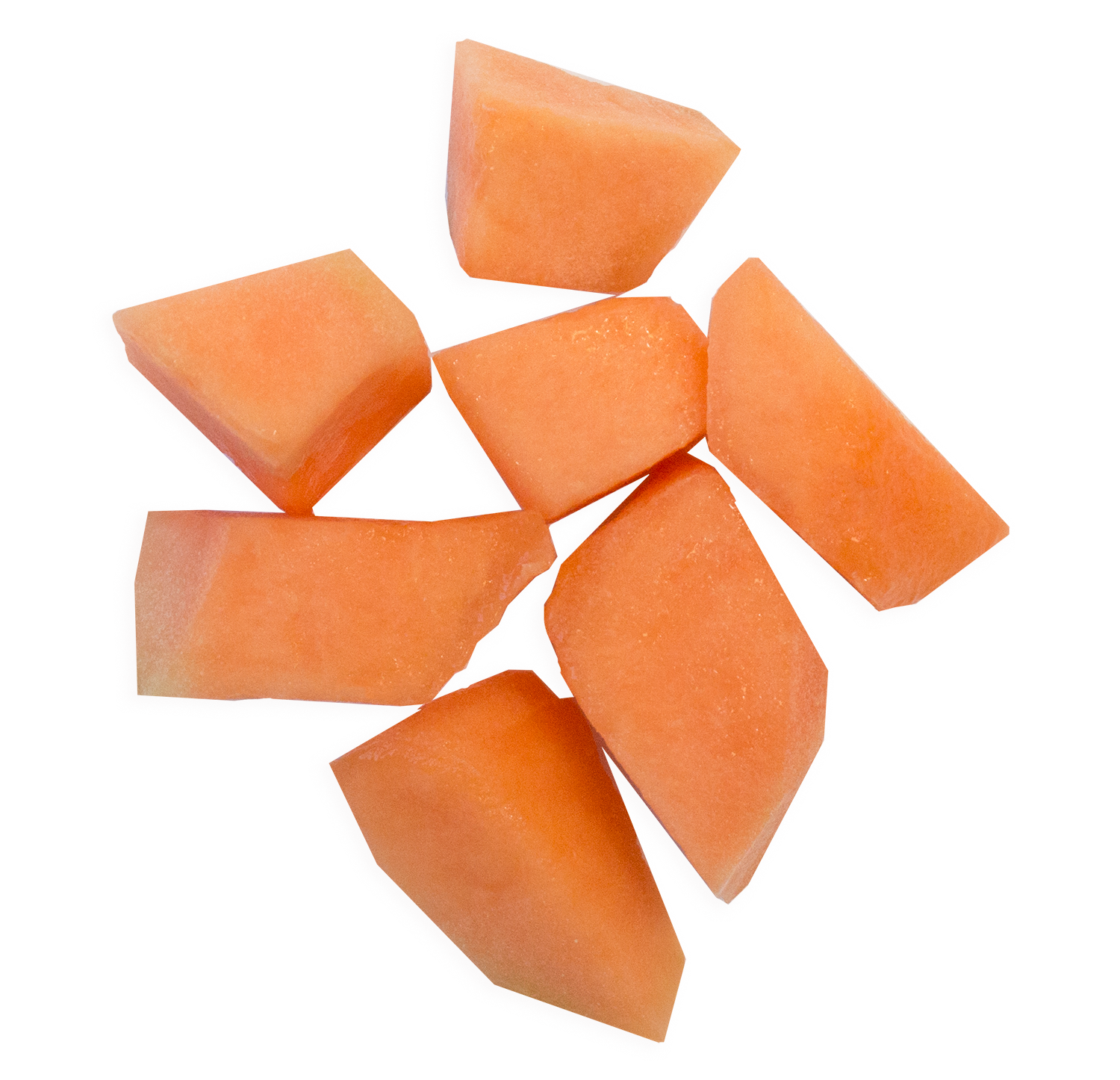 Melon Cantaloupe skuren