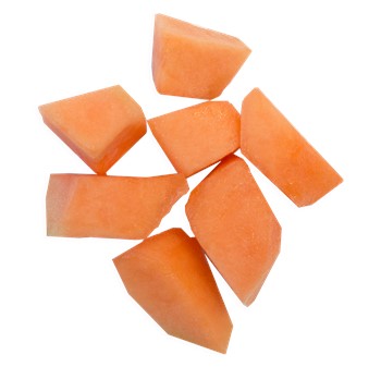 Melon Cantaloupe skuren