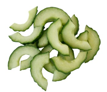 Gurka skivad utan kärnhus 4mm