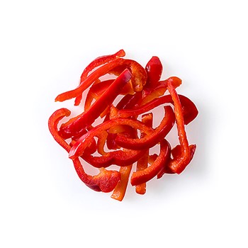 Paprika röd halvring 10mm