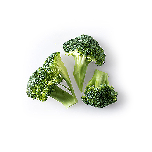 Broccolibuketter rustik