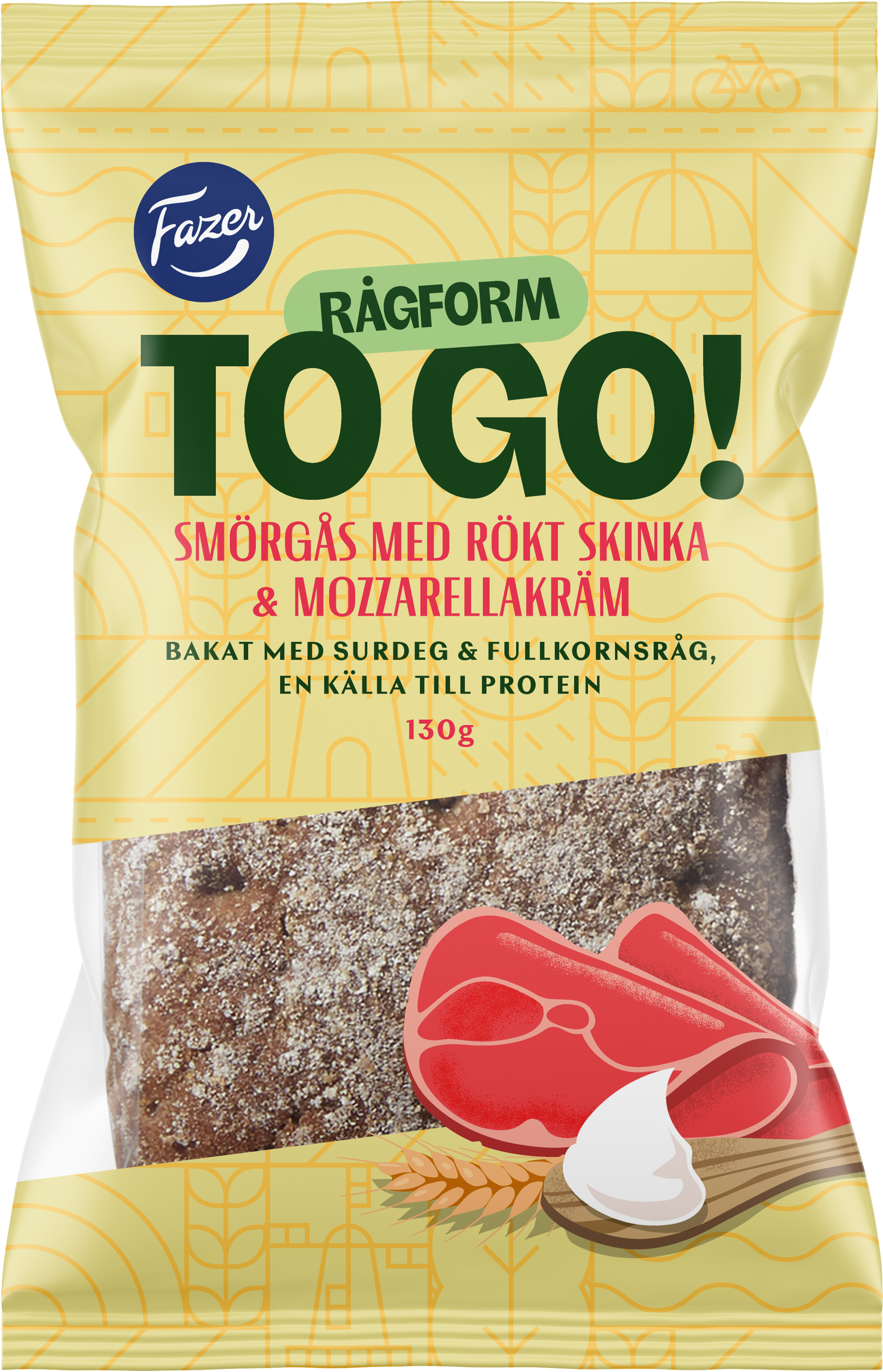 Rågform ToGo Rökt Skinka