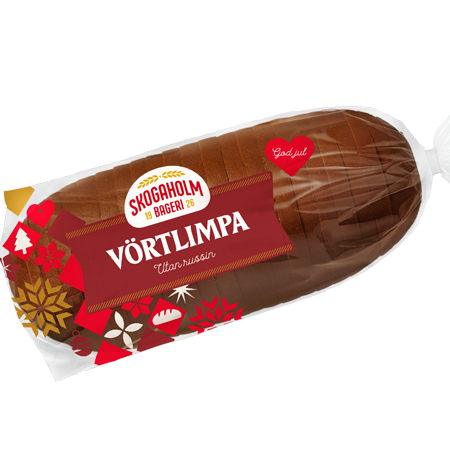 Vörtlimpa utan russin Fryst