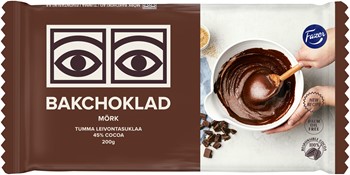 Ögon Mörk bakchoklad