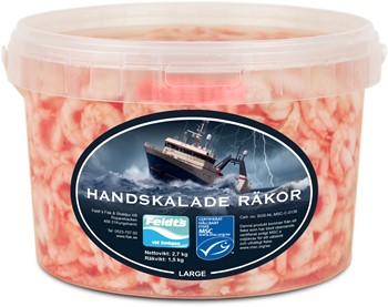 Handskalade räkor MSC