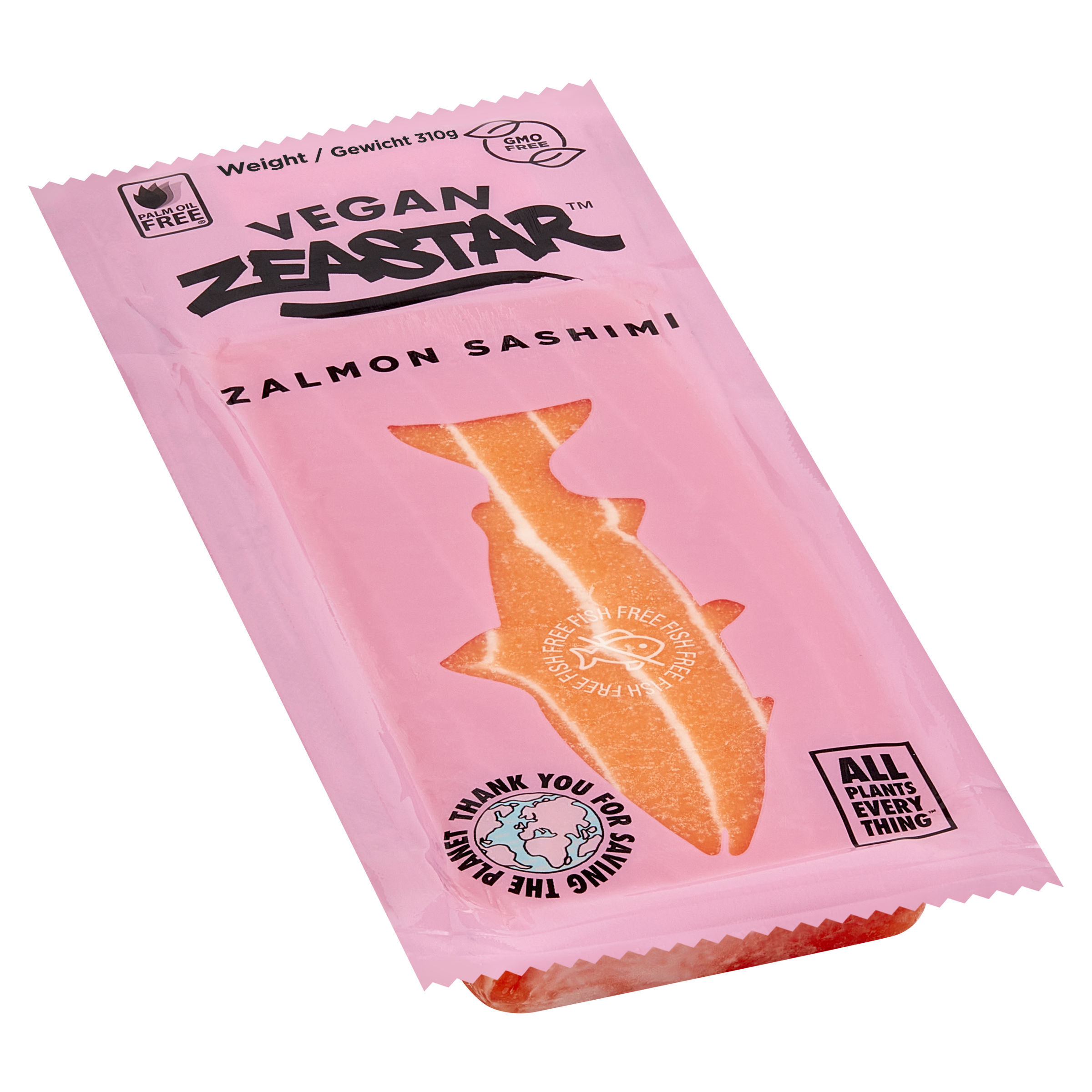 Sashimi Zalmon vegansk