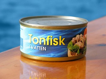Tonfisk i vatten