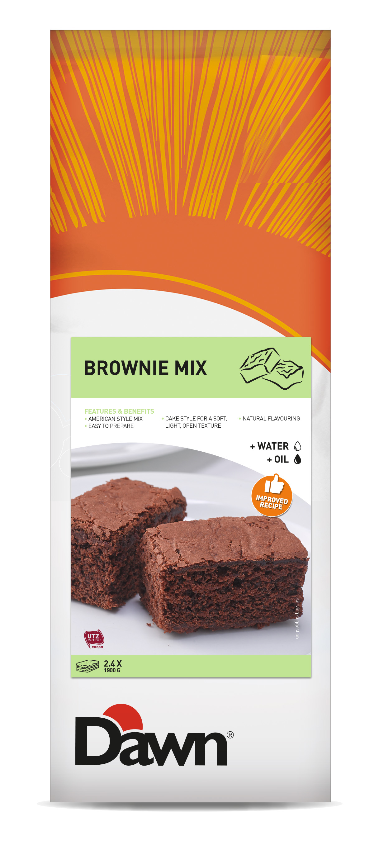 Browniemix Cake RAC MB amerikansk