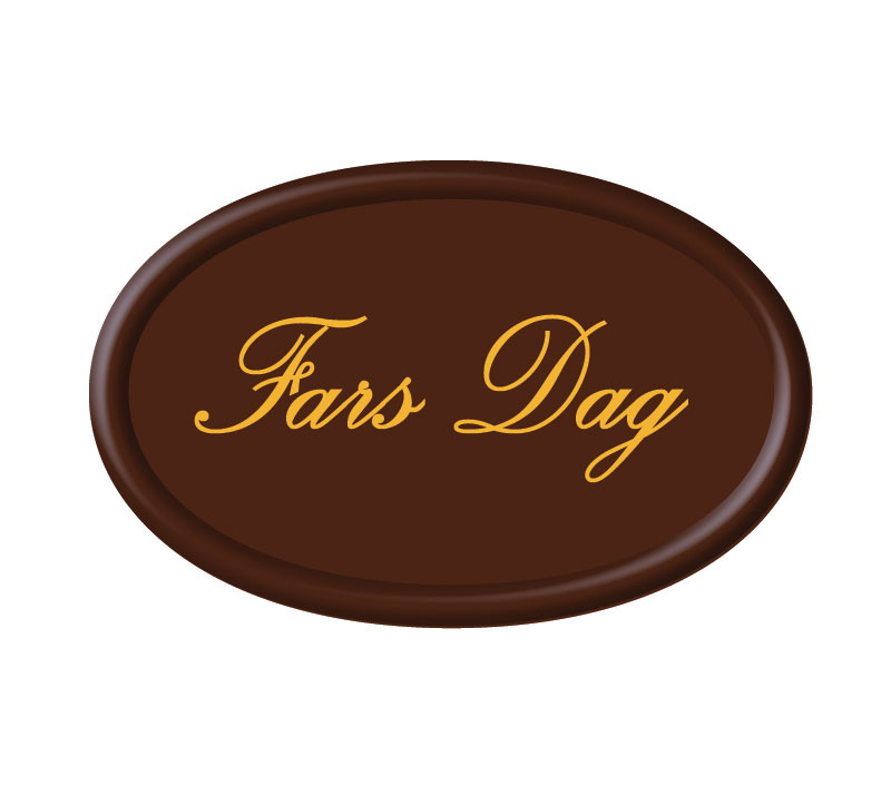 Chokladdekoration Fars dag