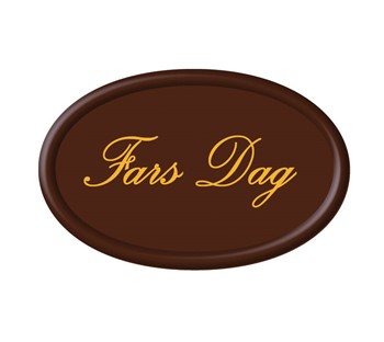 Chokladdekoration Fars dag