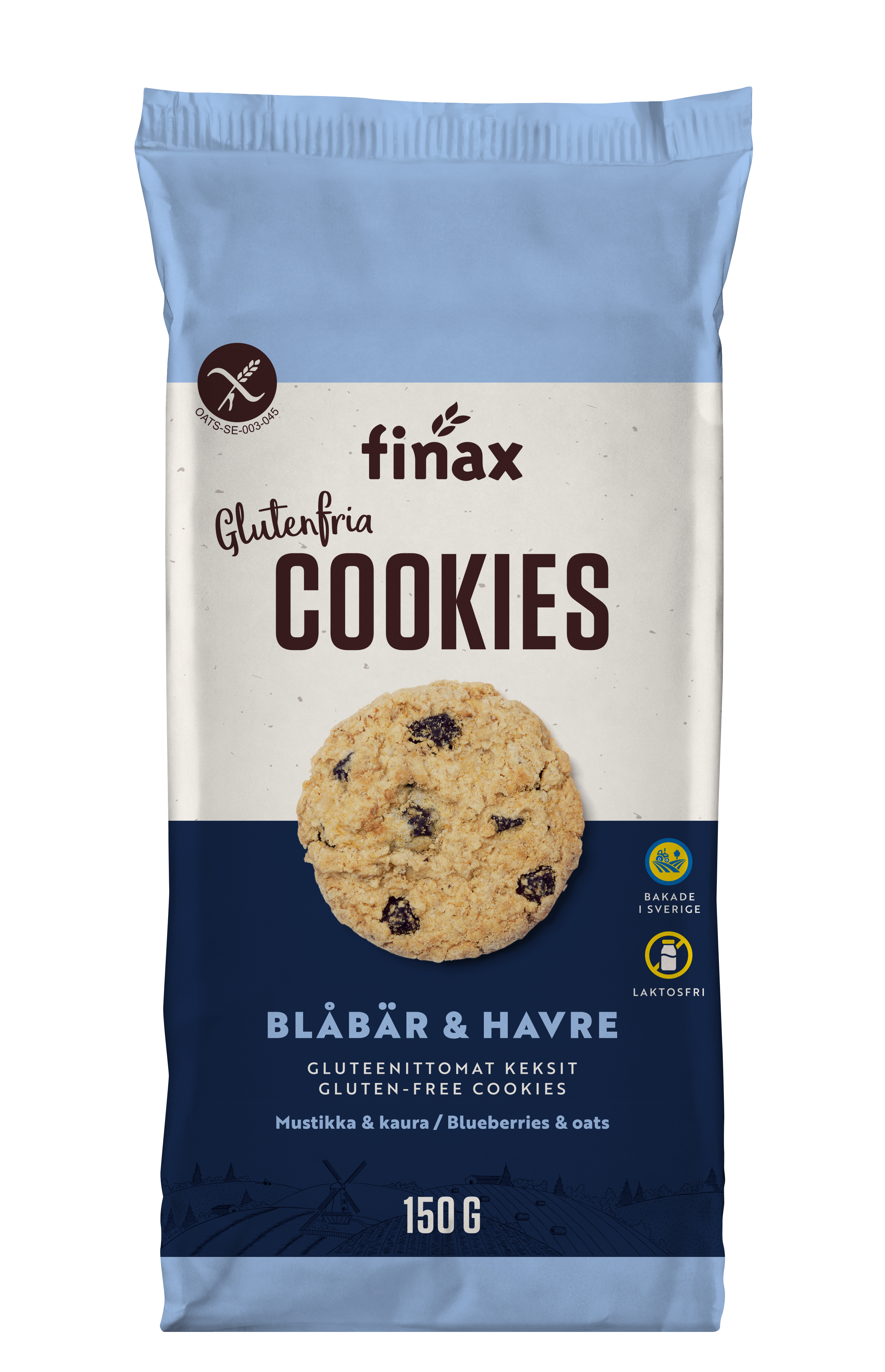 Blå & Havre Cookies