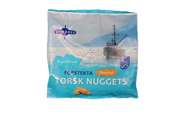 Torsknuggets 14x300gr MSC