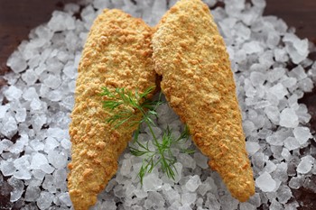 Lättpanerad förstekt Koljafilé