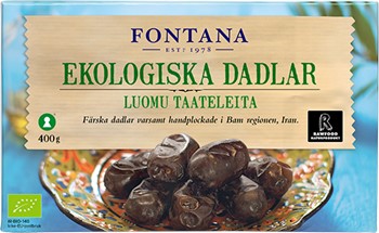 Dadlar Färska Ekologiska