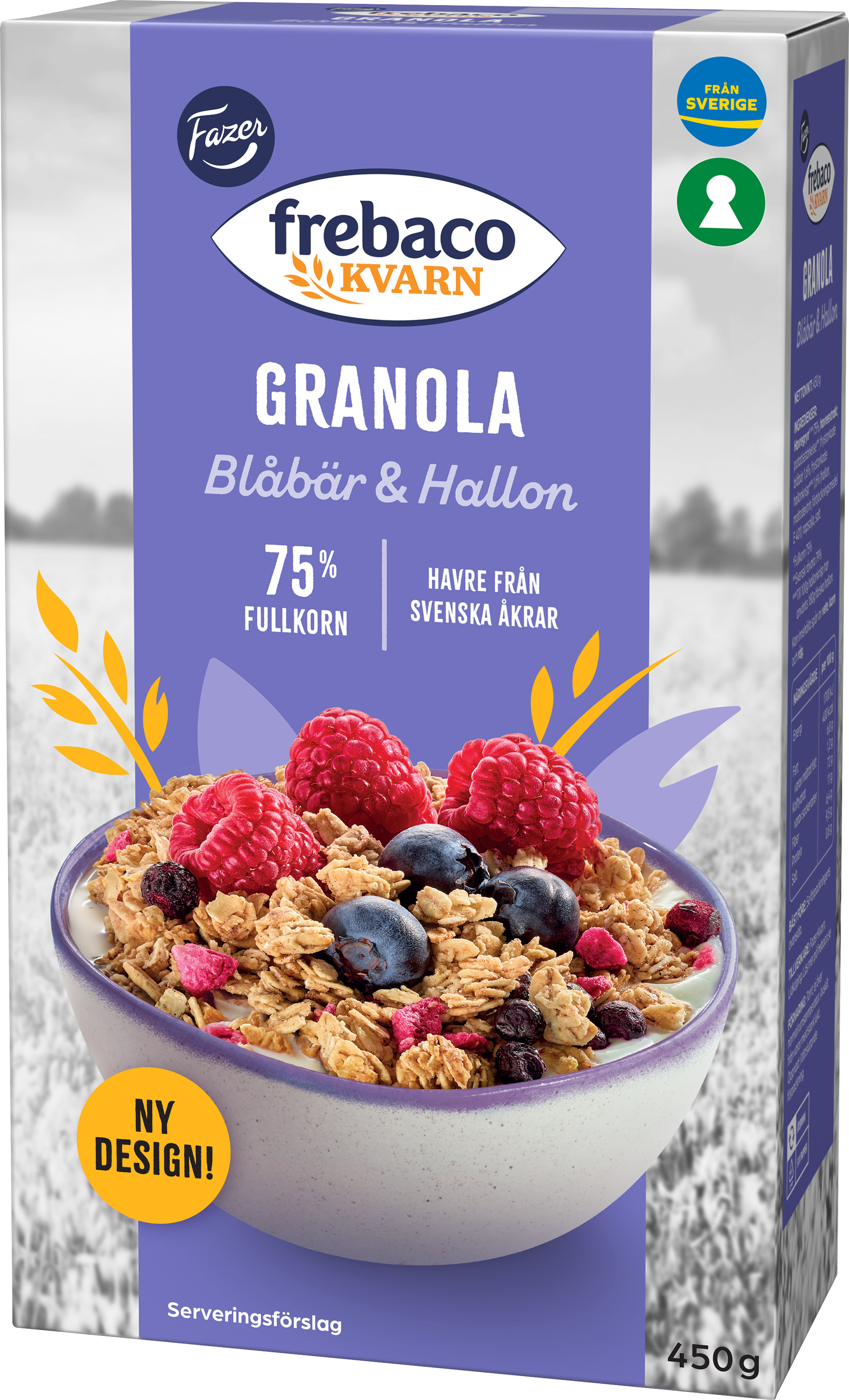 Granola Blåbär & Hallon 