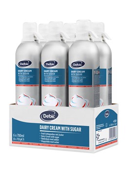 Spraygrädde sötad