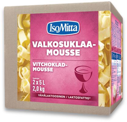 Vitchokladmousse