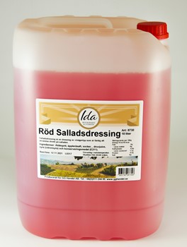 Salladsdress. röd