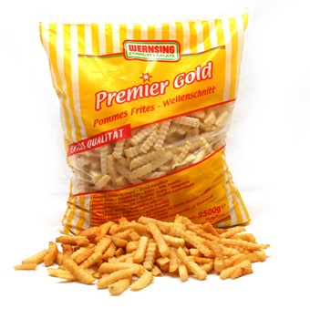 Pommes frites crincle cut