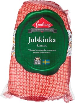 Julskinka rimmad