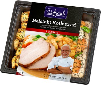 Helstekt kotlettrad