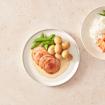 Falukorv skivad stekt