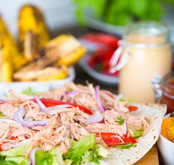 Pulled chicken riven FV