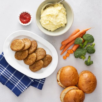 Hamburgare med grönsaker 50g