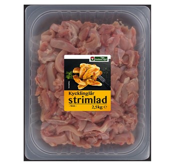 Kycklinglår strimlad