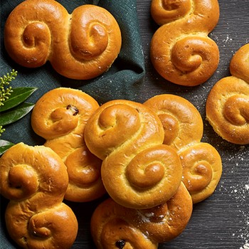 Lussekatt SAFFRAN färdigbakad