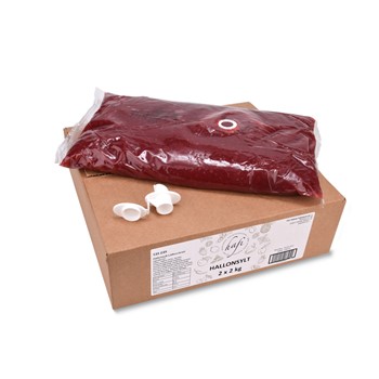 Hallonsylt lättsockrad, 2 kg påse