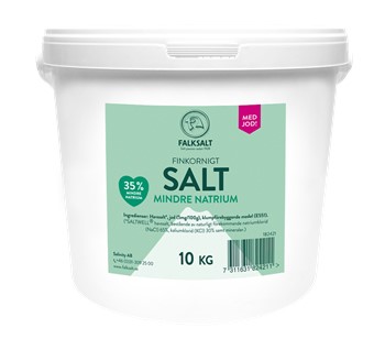 Salt Mindre Natrium m jod