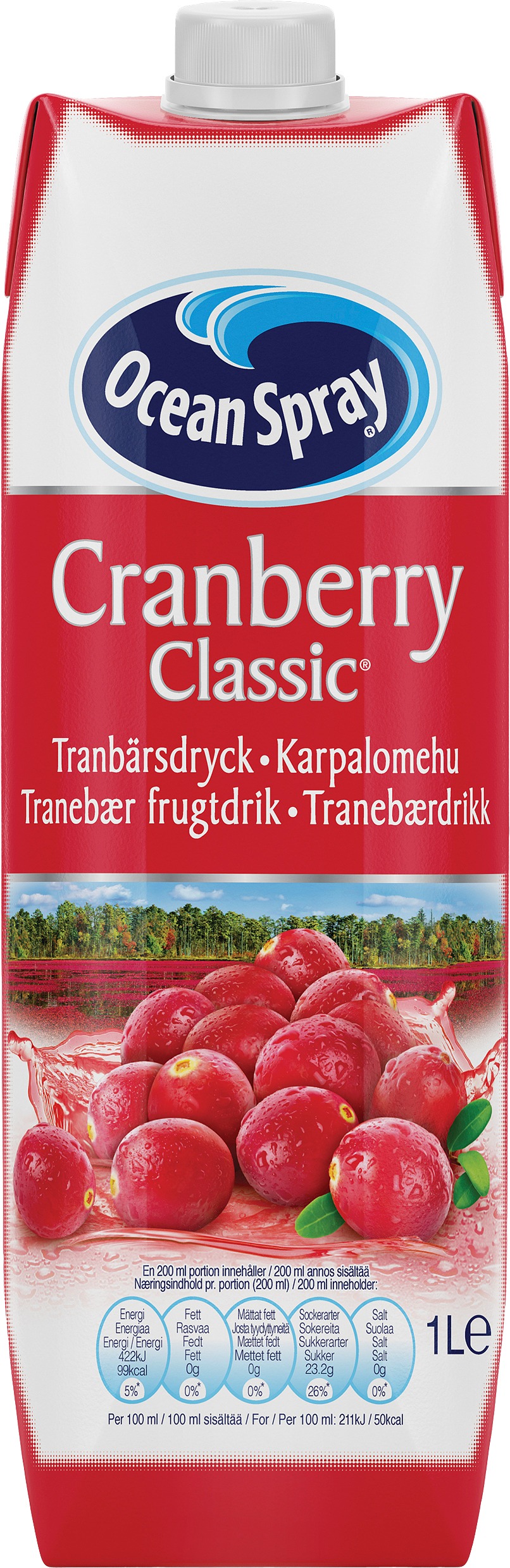 Cranberry Classic Tranbär Juicedryc