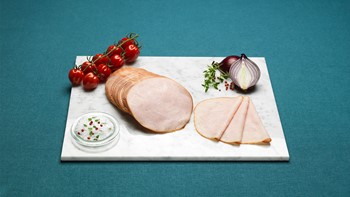 Kalkonbröst, basturökt, skivat