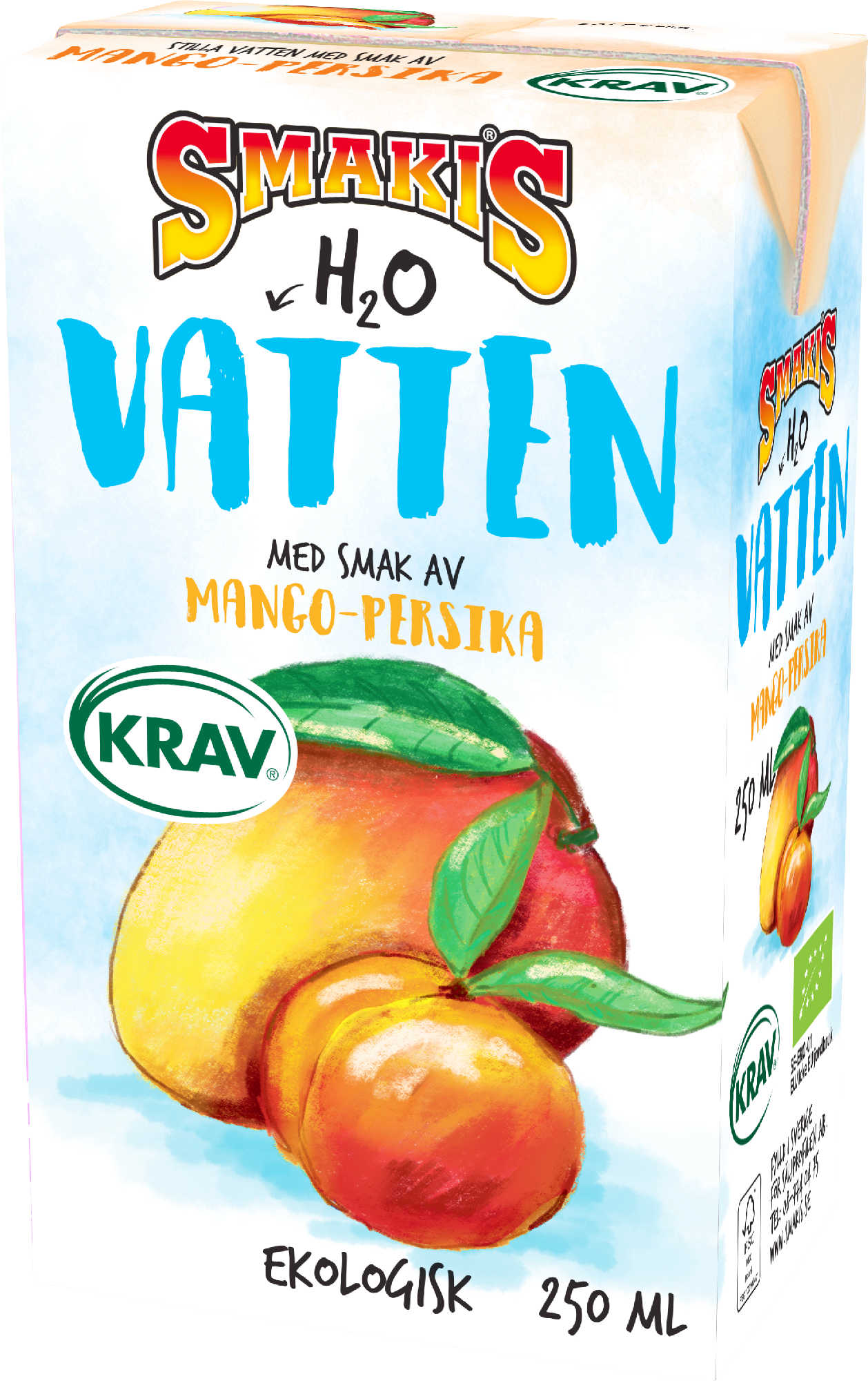 KRAV Vatten Mango-Persika