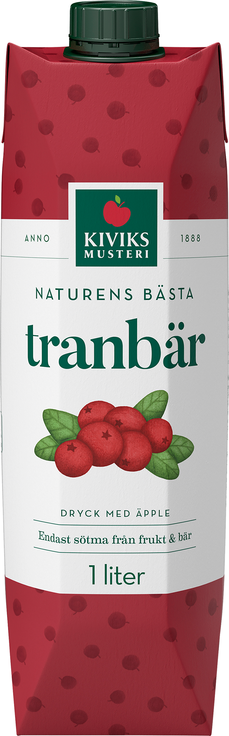 Tranbärsdryck med Äpple