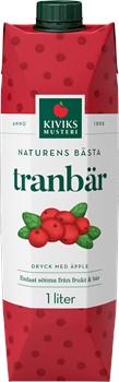 Tranbärsdryck med Äpple