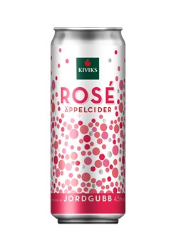 Äppelcider Rosé Jordgubb 4,5%