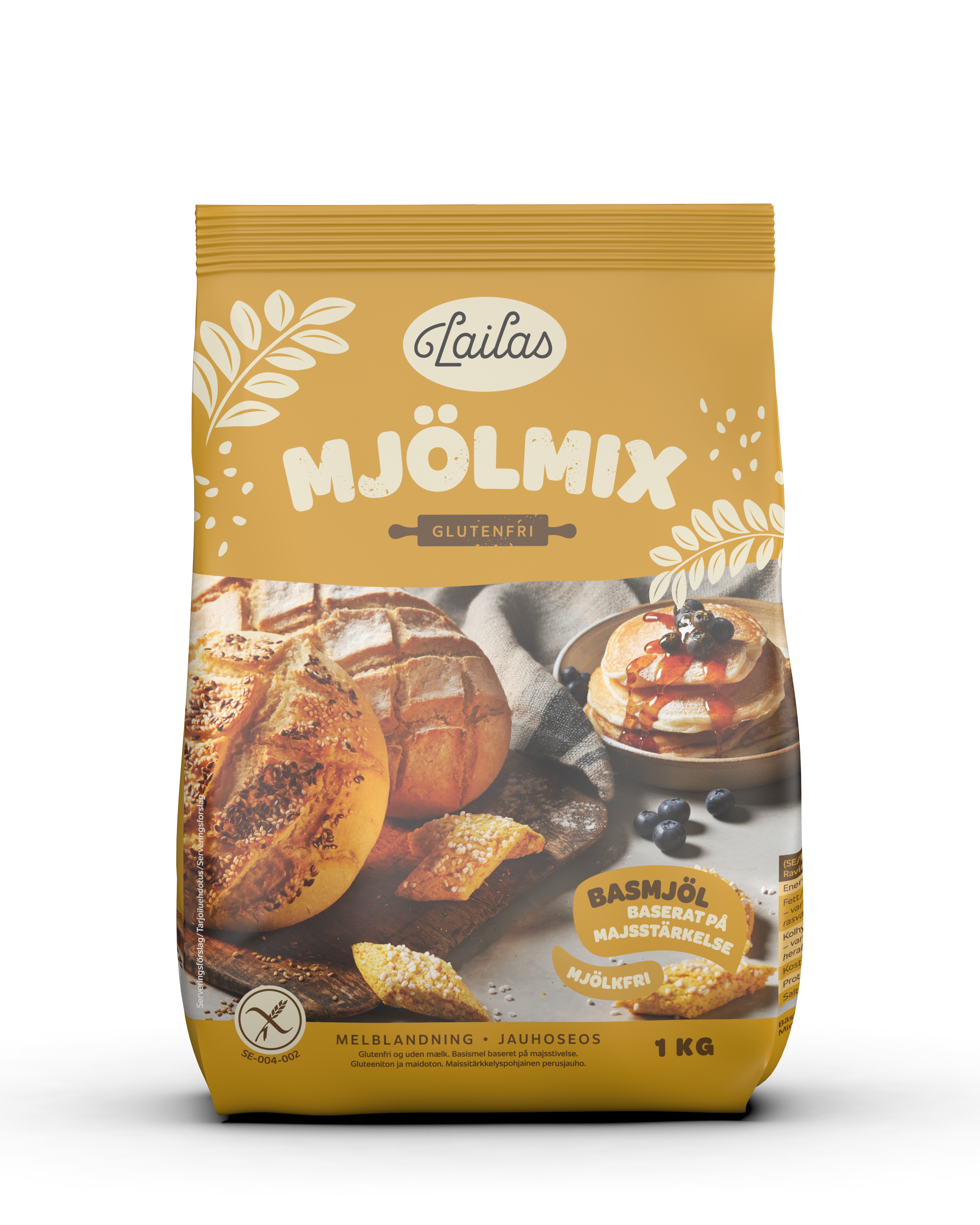 Mjölmix majsbaserad glutenfri