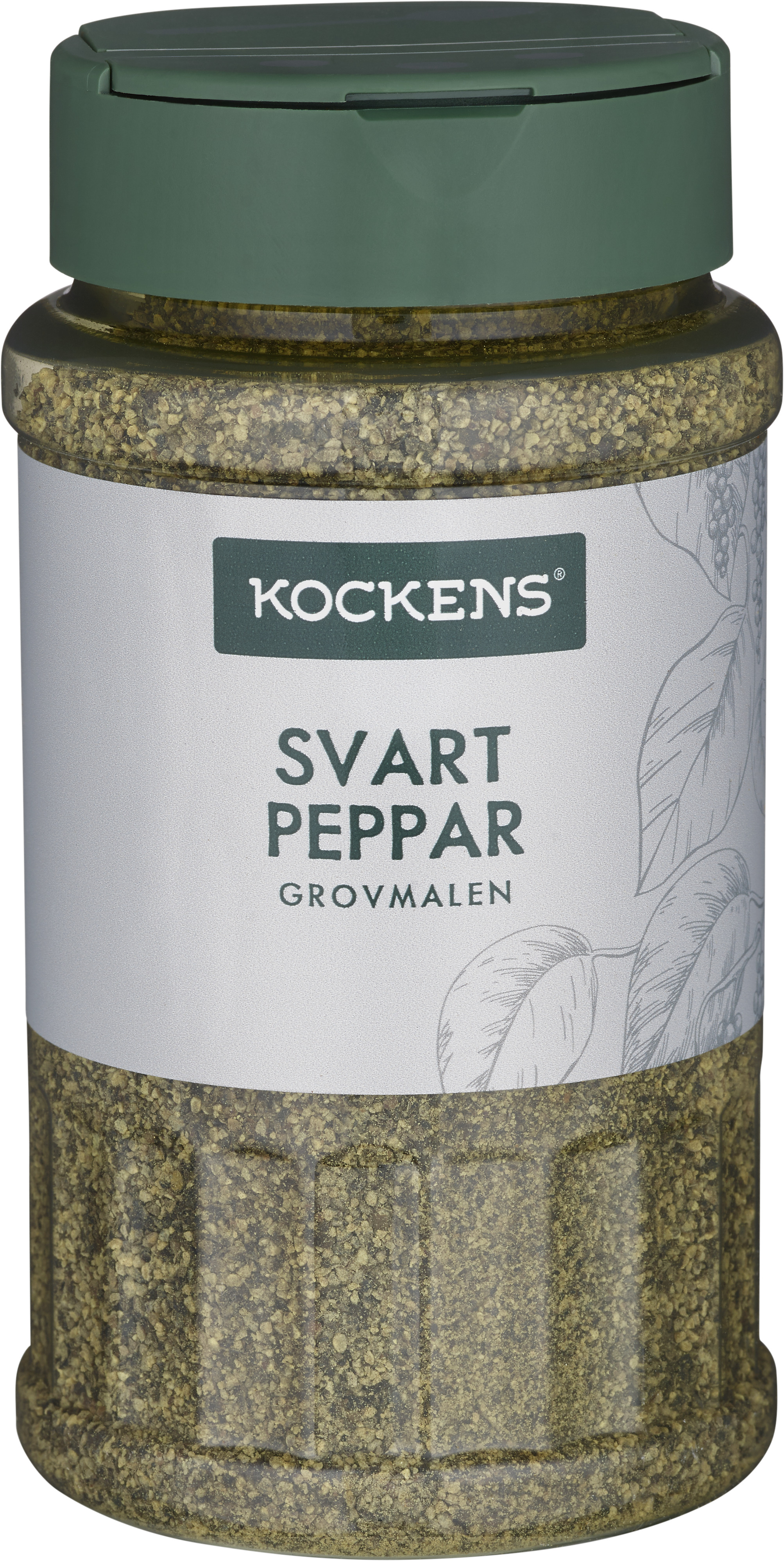 Svartpeppar grovmalen mellanburk