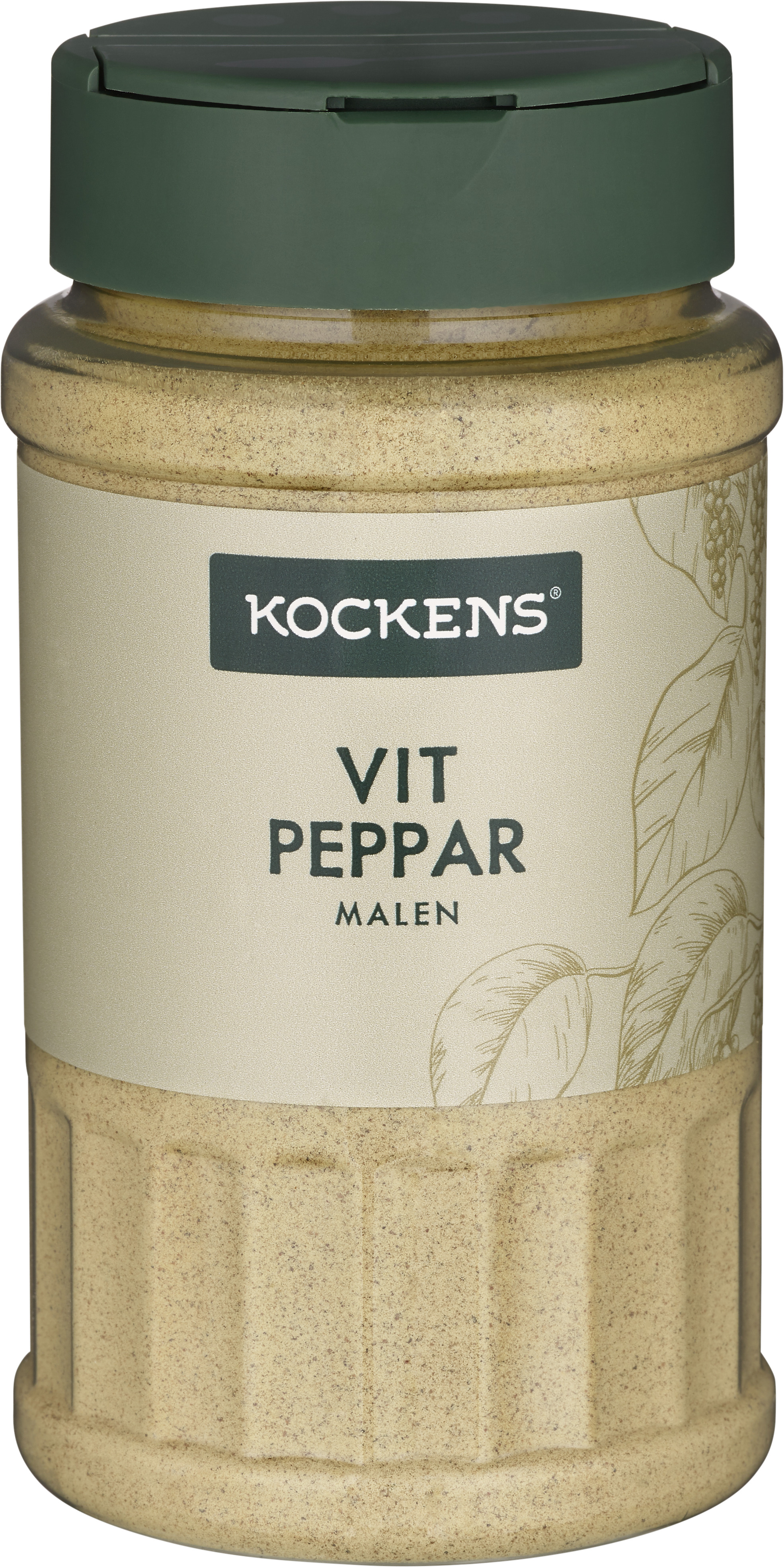 Vitpeppar malen mellanburk