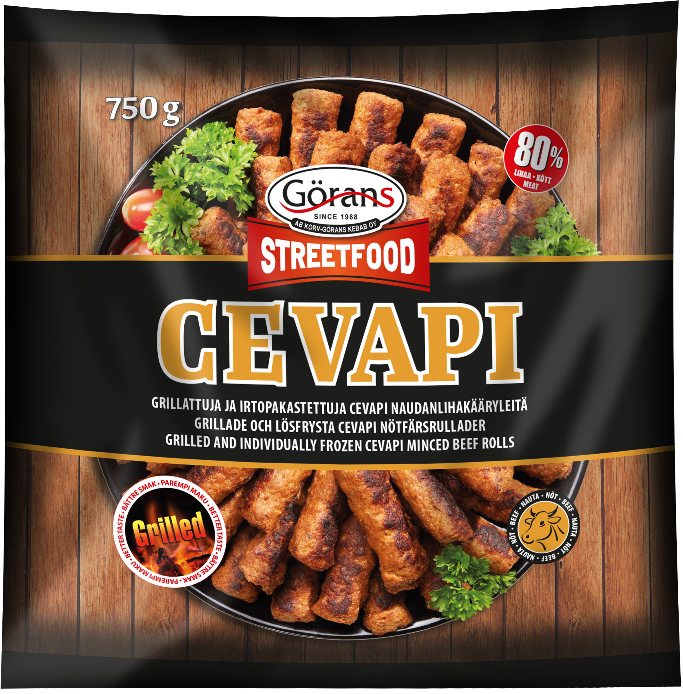 Cevapi Nötfärsrullader