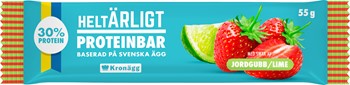 Proteinbar jordgubb/lime