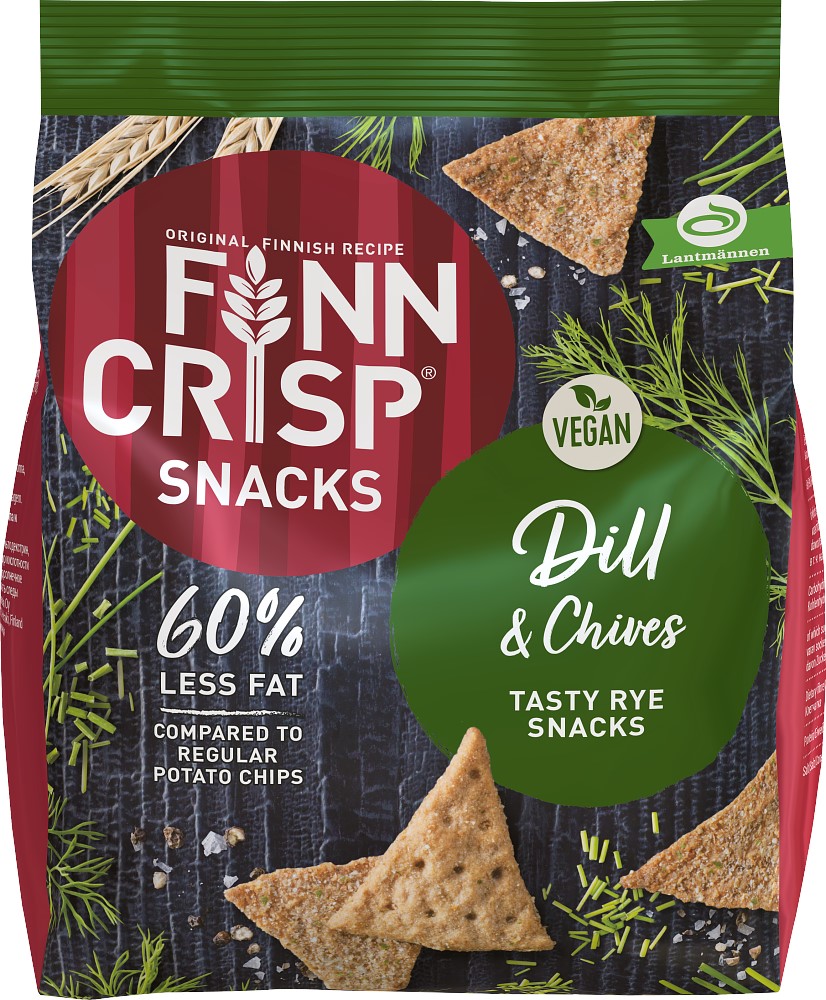 Snacks Dill & Chives Finn Crisp Dabas