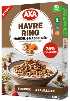 Havrering Mandel & Hasselnöt
